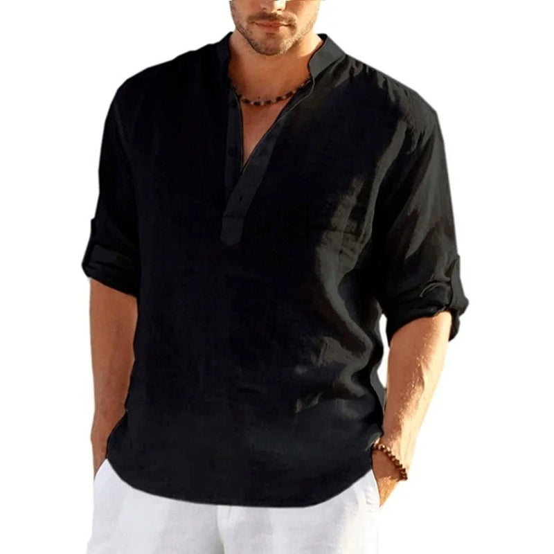 Camiseta Casual Manga Longa