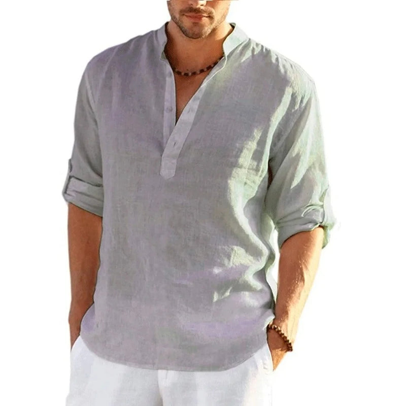 Camiseta Casual Manga Longa