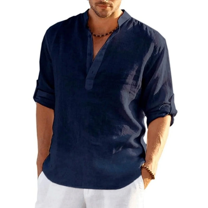 Camiseta Casual Manga Longa